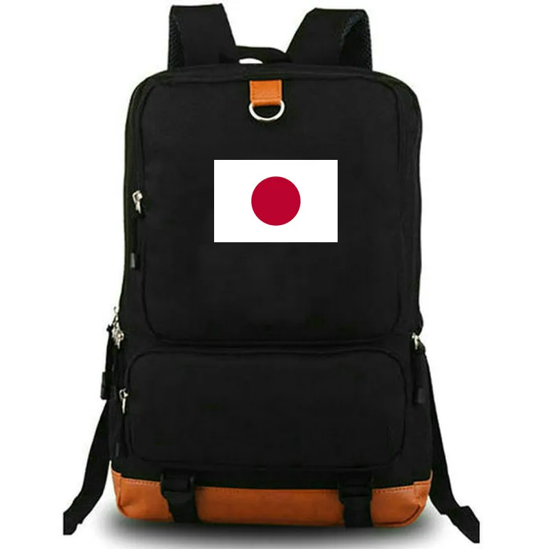 Japan ryggsäck jpn country flagga dagpack tokyo skolväska nationell banner tryck rucksäck fritid skolväska bärbar dagspaket