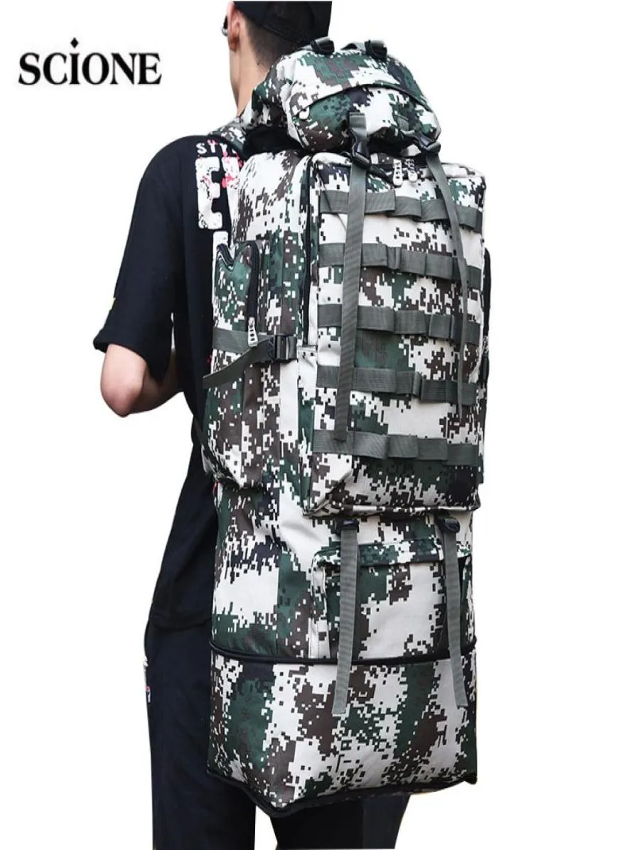 100L Wojskowy Molle Army Bag Camping Tactical Duże plecaki turystyczne Travel Outdoor Sports Bags Prochack Mohila XA658WA T1877350