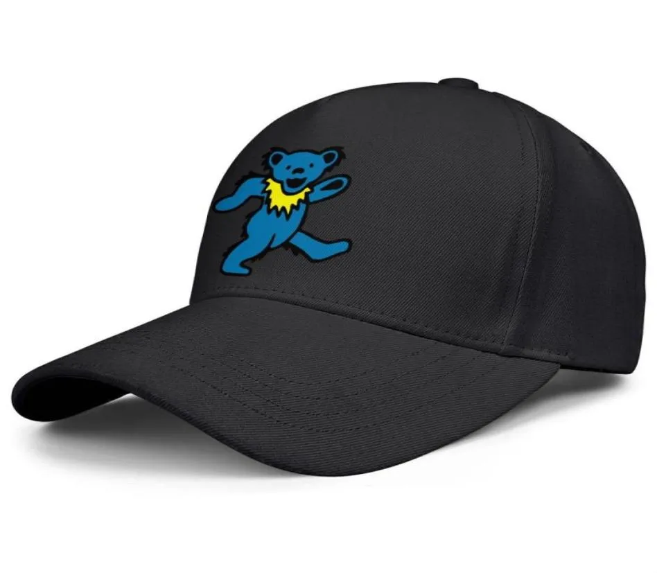 Mode reconnaissant ours mort bleu unisexe casquette de baseball Cool Team Trucke chapeaux wisconsin rose cinq ours dansants et affiches de l'entreprise Fl5359870