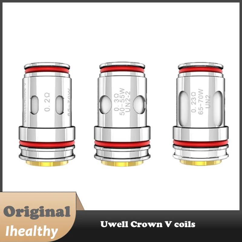 Uwell Crown V coils UN2 0.23ohm Single Meshed UN2-2/3 0.3ohm Dual Meshed Coil for Uwell Crown 5 tank