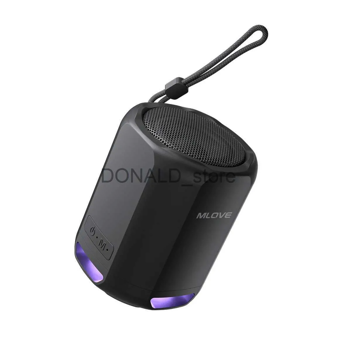 Draagbare luidsprekers MLOVE P1 draagbare Bluetooth-luidspreker Bluetooth 5.3 RGB-verlichting Compact hifi-geluid TWS-connectiviteit J240117