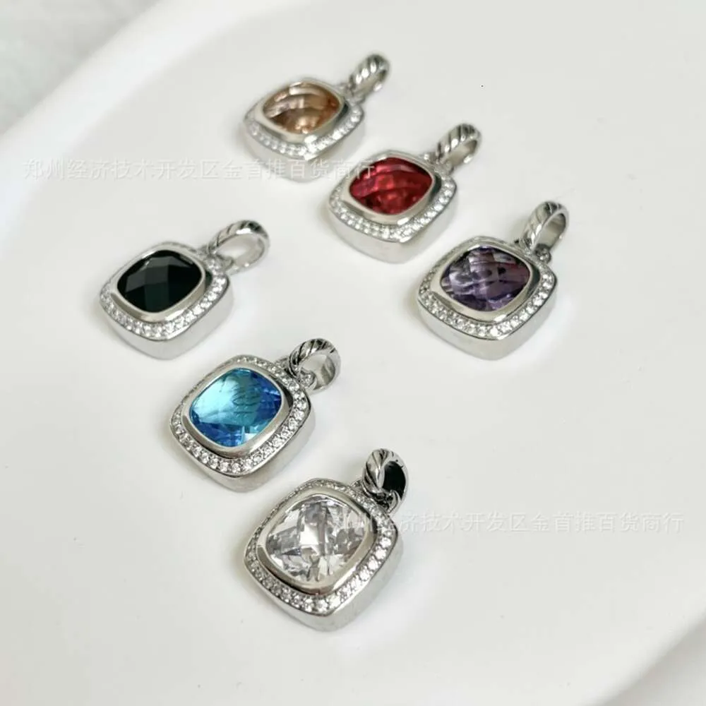 2024 Designer David Yuman Jewelry Armband XX Populär Twisted Wire Zircon Multi Color Pendant Necklace