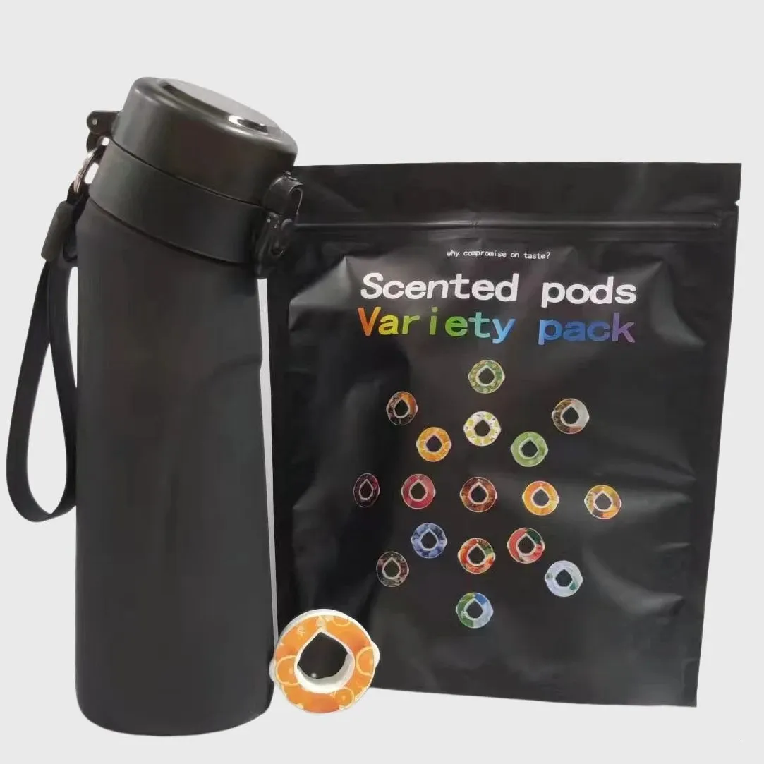 Sportlucht-waterfles Tristan 750 ml startset Drinkflessen met smaakpods Geparfumeerd voor smaakstof 0 Suiker 0 Calorie 240116