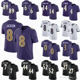 Baltimore''Ravens''Roquan Smith Odell Beckham Jr Lamar Jackson Football Jersey Flowers Justin Marlon Humphrey JK Dobbins Mark Andrews Kyle H