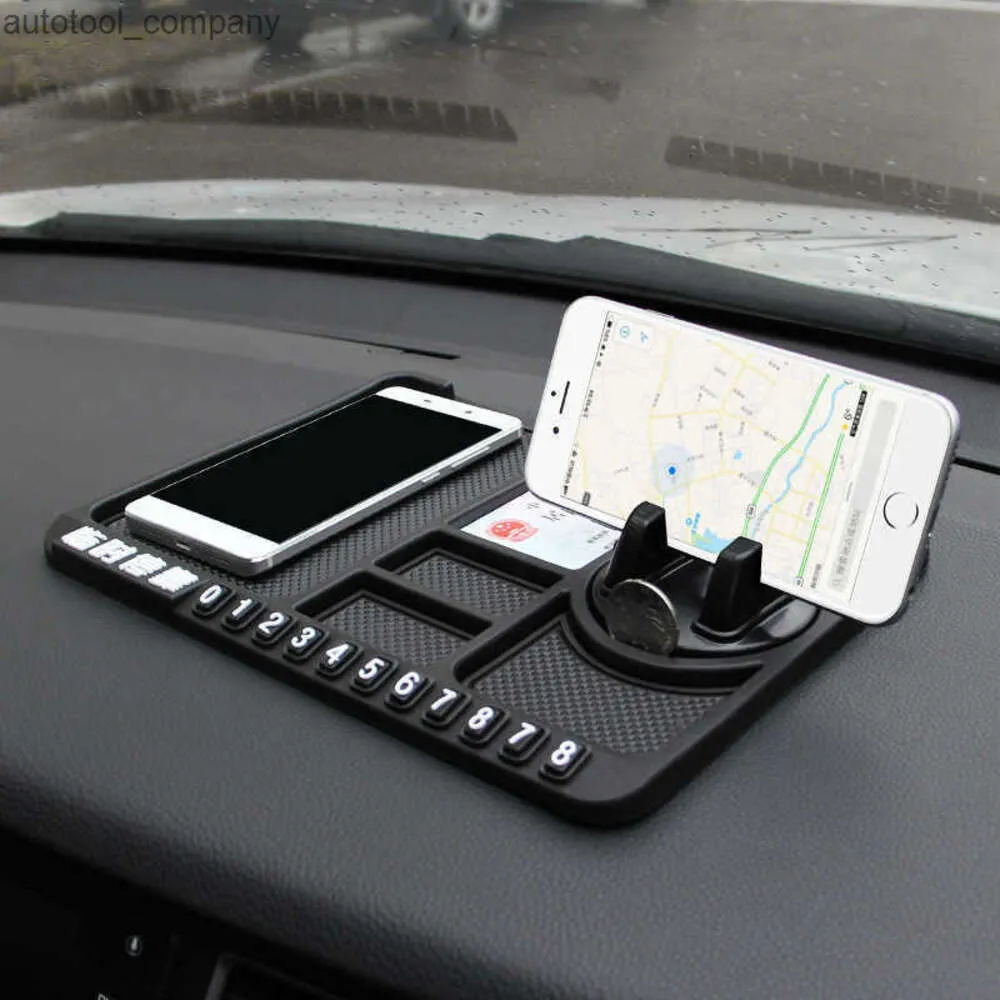 Nuovo tappetino per auto multifunzionale supporto per auto antiscivolo appiccicoso supporto per telefono antiscivolo supporto per cruscotto in silicone tappetino per auto tappetino antiscivolo