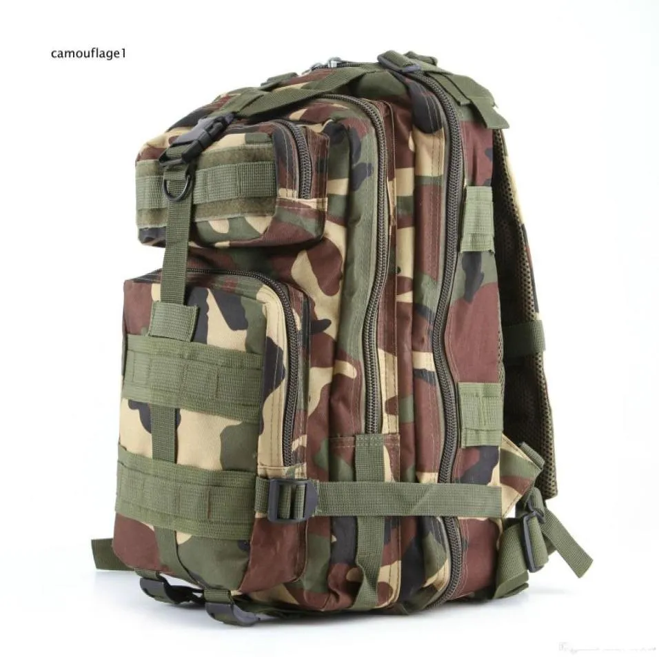 Practical popular outdoor sports camouflage backpacks Military enthusiasts climbing package on foot Backpack shoulders 3 p tactics3839121