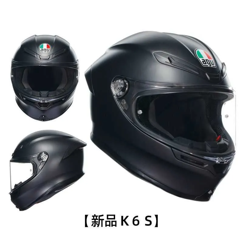 フルフェイスオープン新しいAGVオートバイヘルメットKSフルヘルメットフォーシーズンズオスとメスのサイクリングオートバイフルカバーランニングヘルメットアンチフォグライトウェイト707X