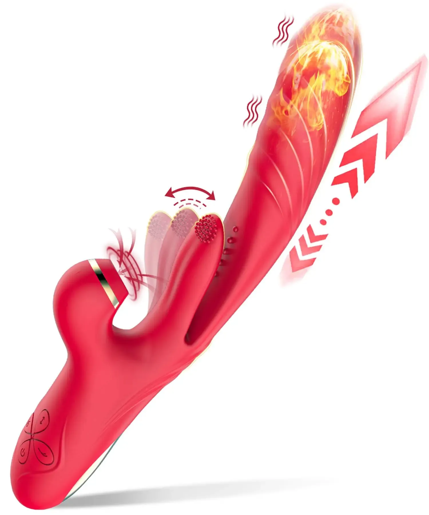 Vibromasseur Point G Clitoris Anal - Jouet Sexuel En Silicone étanche USB - POMFW