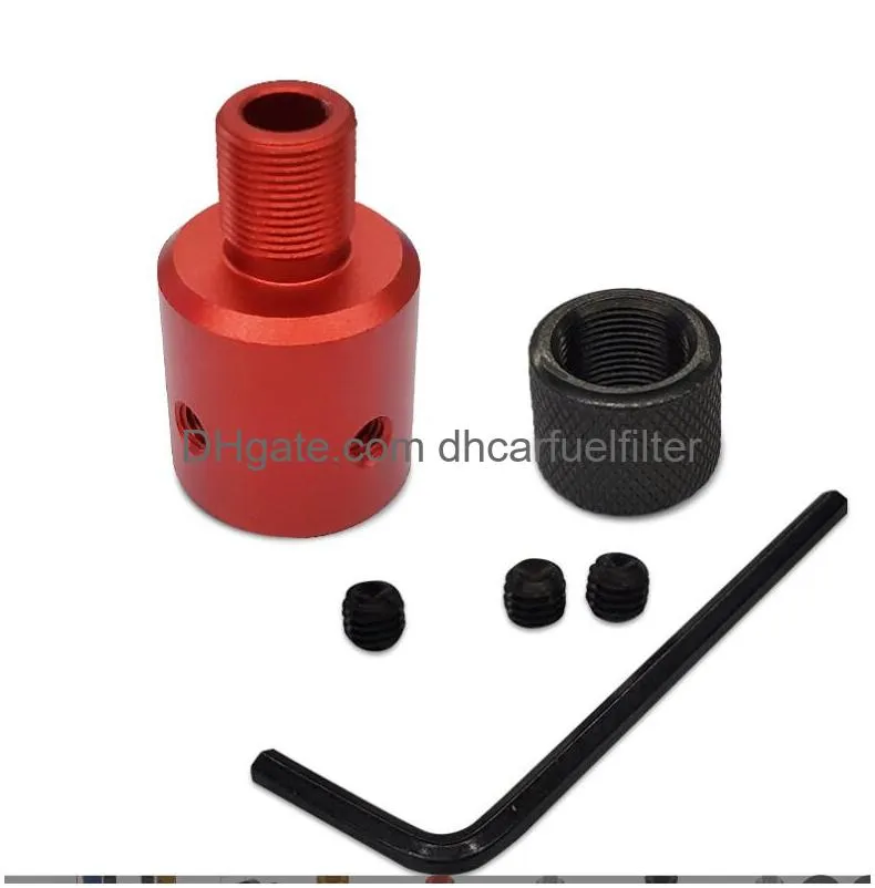 Kraftstofffilter für Kraftstofffilter, Aluminium-Laufende-Gewindeschutz Ruger 1022 10/22 Mündungsbremse 223.308 1/2-28 5/8-24