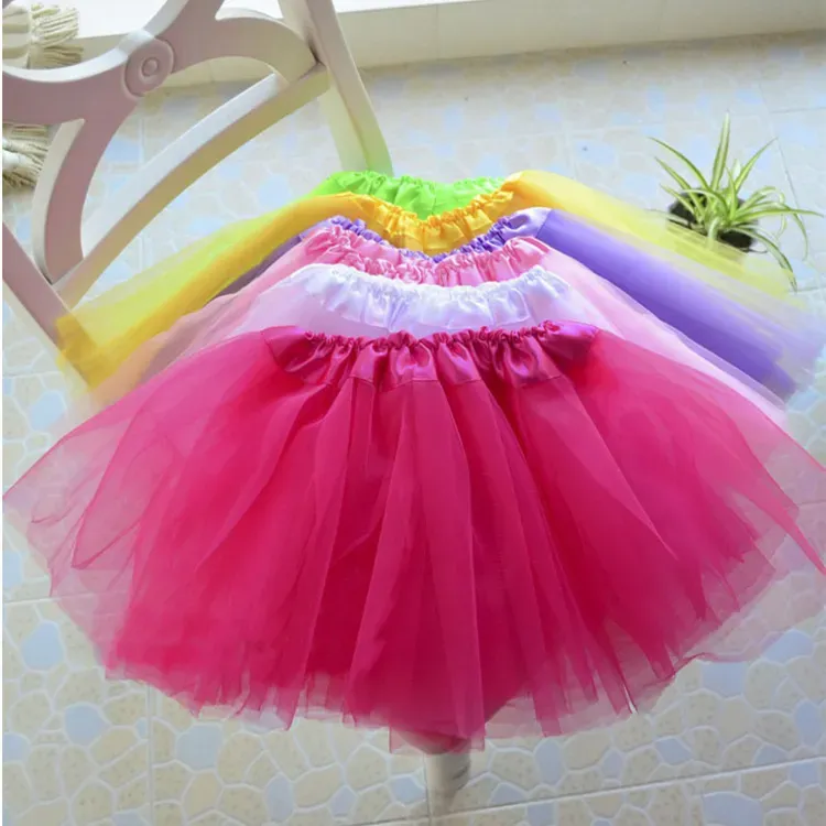 Best Match Baby Girls Childrens Kids Dancing Tulle Tutu Skirts Pettiskirt Dancewear Ballet Dress Fancy Skirts Costume A-0415