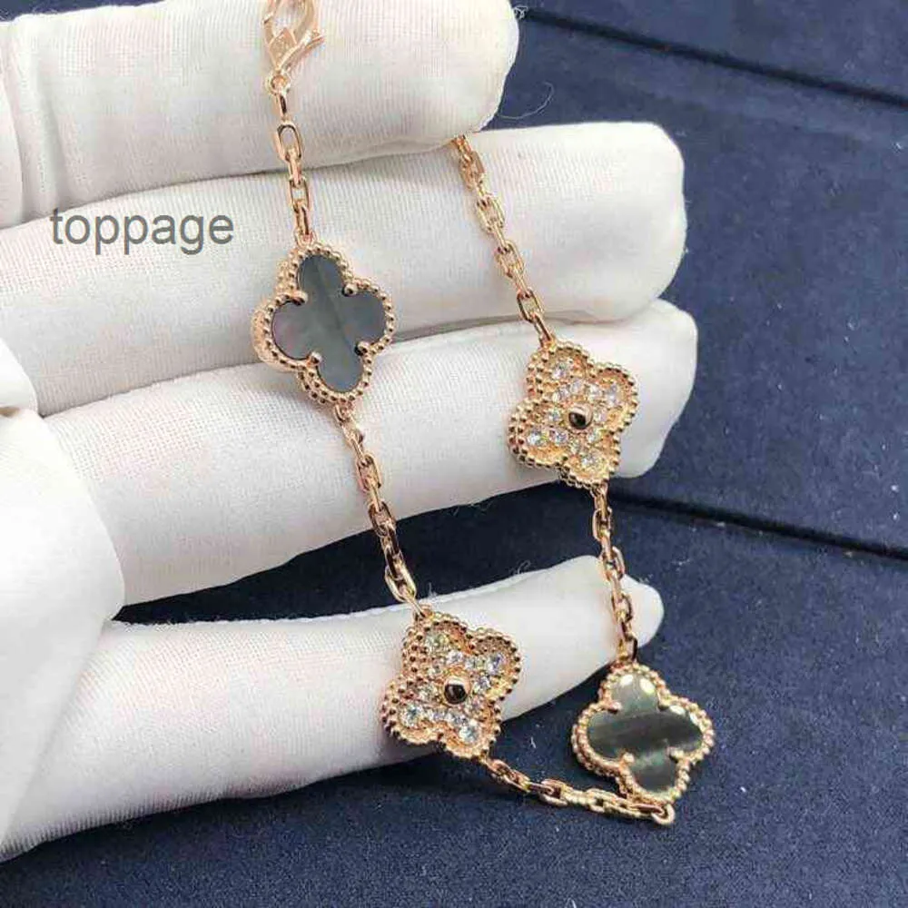 Bracelet Designer Van Four Leaf Clover Bracelet Cleef Designer bracelets Van trèfle bracelet 925 Sterling Silver Collier Trèfle Bracelet Femme Or Rose Lucky Bi