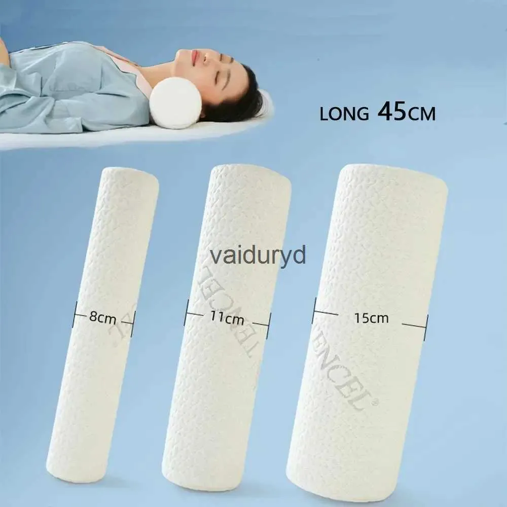 Kudde rund huvud långsam rebound mjuk minne SLEPPING s Core Cylindrical Ltifunktionell Relax