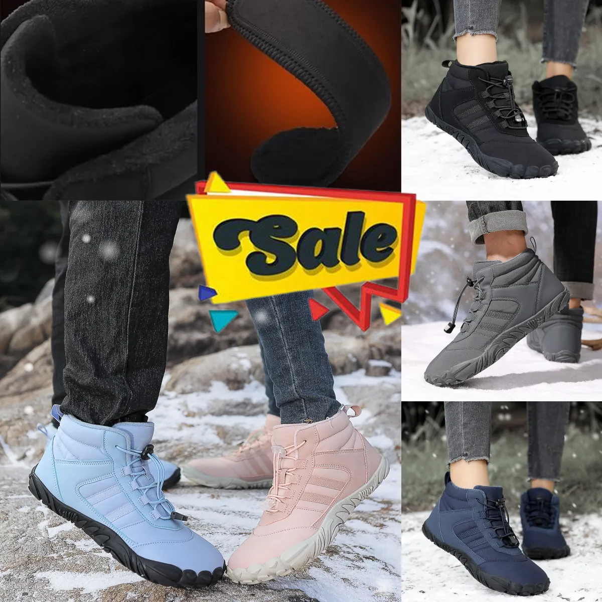 أحذية العلامة التجارية للرجال الشتاء أحذية الثلج أحذية جلدية مقاومة للماء الأحذية الرياضية سوبر دافئ الرجال أحذية في الهواء الطلق الذكور أحذية العمل أحذية كبيرة الحجم