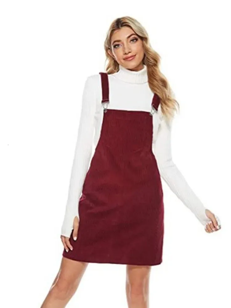 Womens Corduroy Mini Bib Overall Dress With... From Cong00, $15.27 |  DHgate.Com