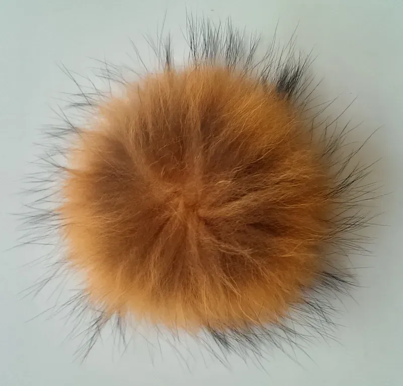 15cm raccoon fur Pom Pom ball fashion decorations accessories 