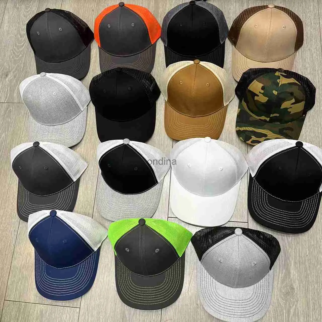 Ball Caps New Richardson 112 Trucker Hat Men Kpop Blank Mesh Baseball Caps Casquette Gorras Sun Hats YQ240117