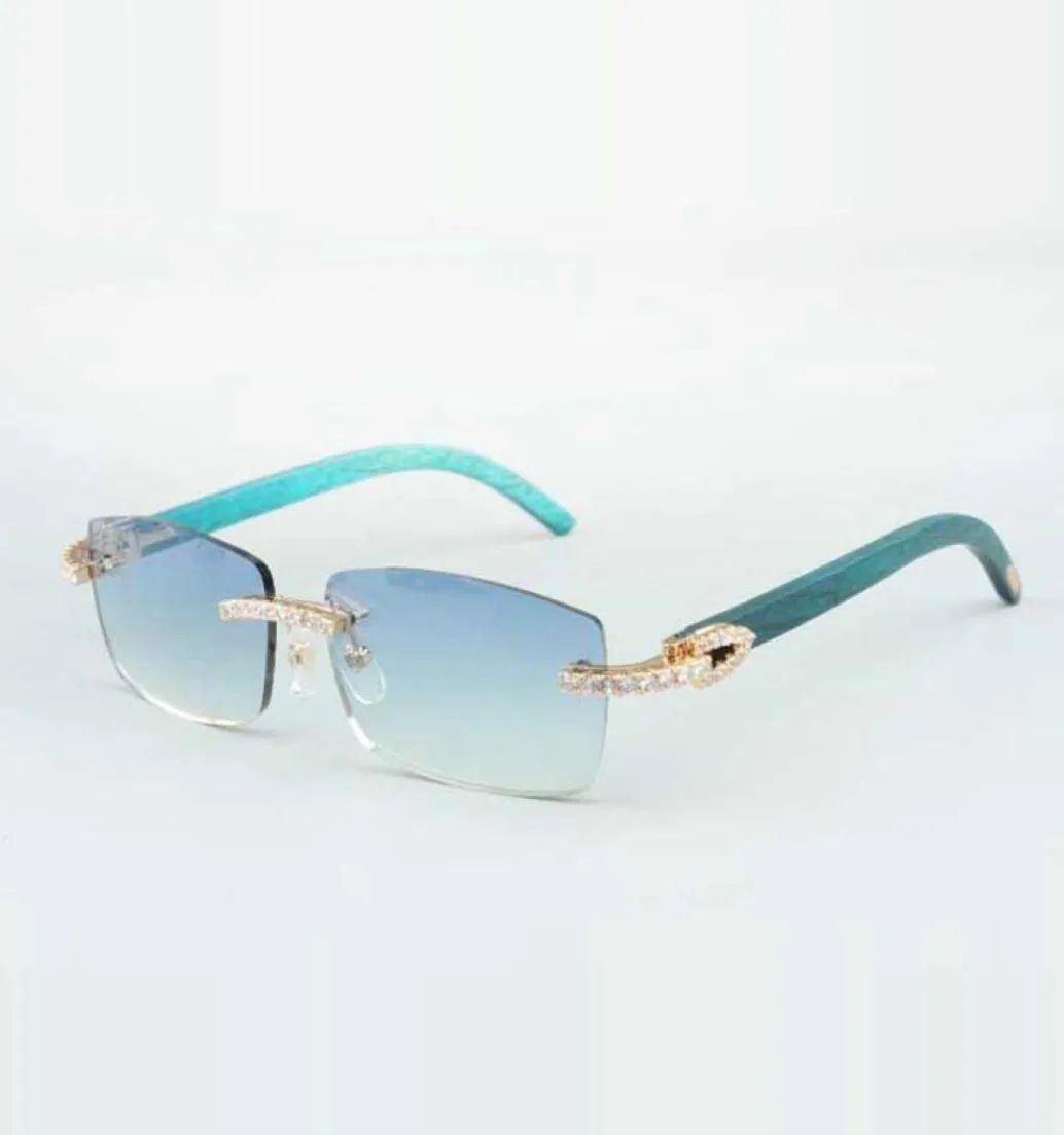 Endless Diamond Solglasögon Frames 3524012 med kricka träpinnar och 56mm lins5037275