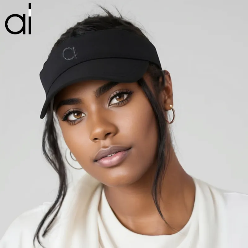 アルヨガキャップ魅力的なバイザーテニスランニングゴルフ野球帽子と女性ホリデーレジャービーチサンサンハットトレーニングアヒルの舌の帽子を刺繍