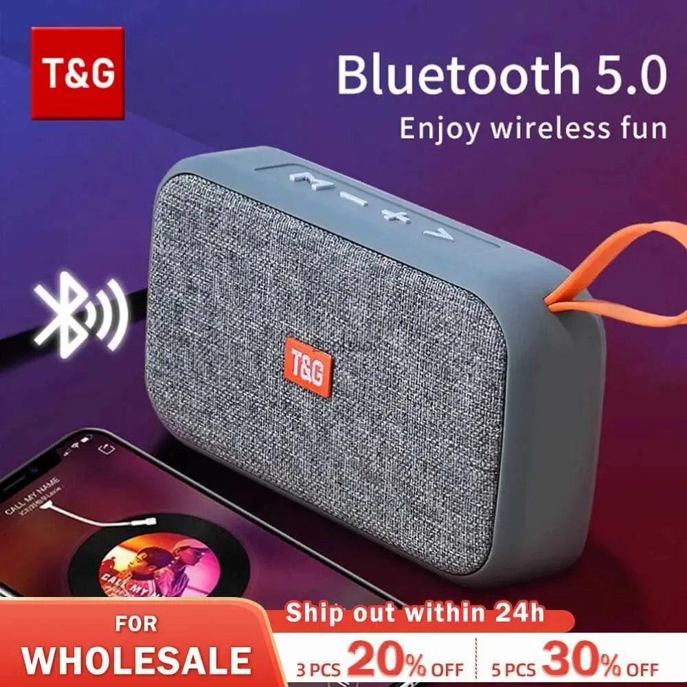 Bokhyllhögtalare Högtalare TG506 PORTABLE MINI Wireless Soundbar Bluetooth 5.0 Utomhus inomhus HIFI Högtalare Support TF Card FM Radio Wattectproof
