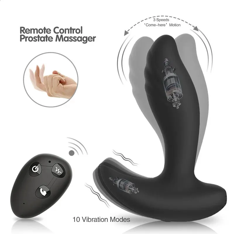 Prostaat Massage Anale Plug Vibrator Speelgoed Voor Volwassenen 18 Mannelijke Masturbator Vertraging Ejaculatie Ring Sex voor Mannen Product 240117