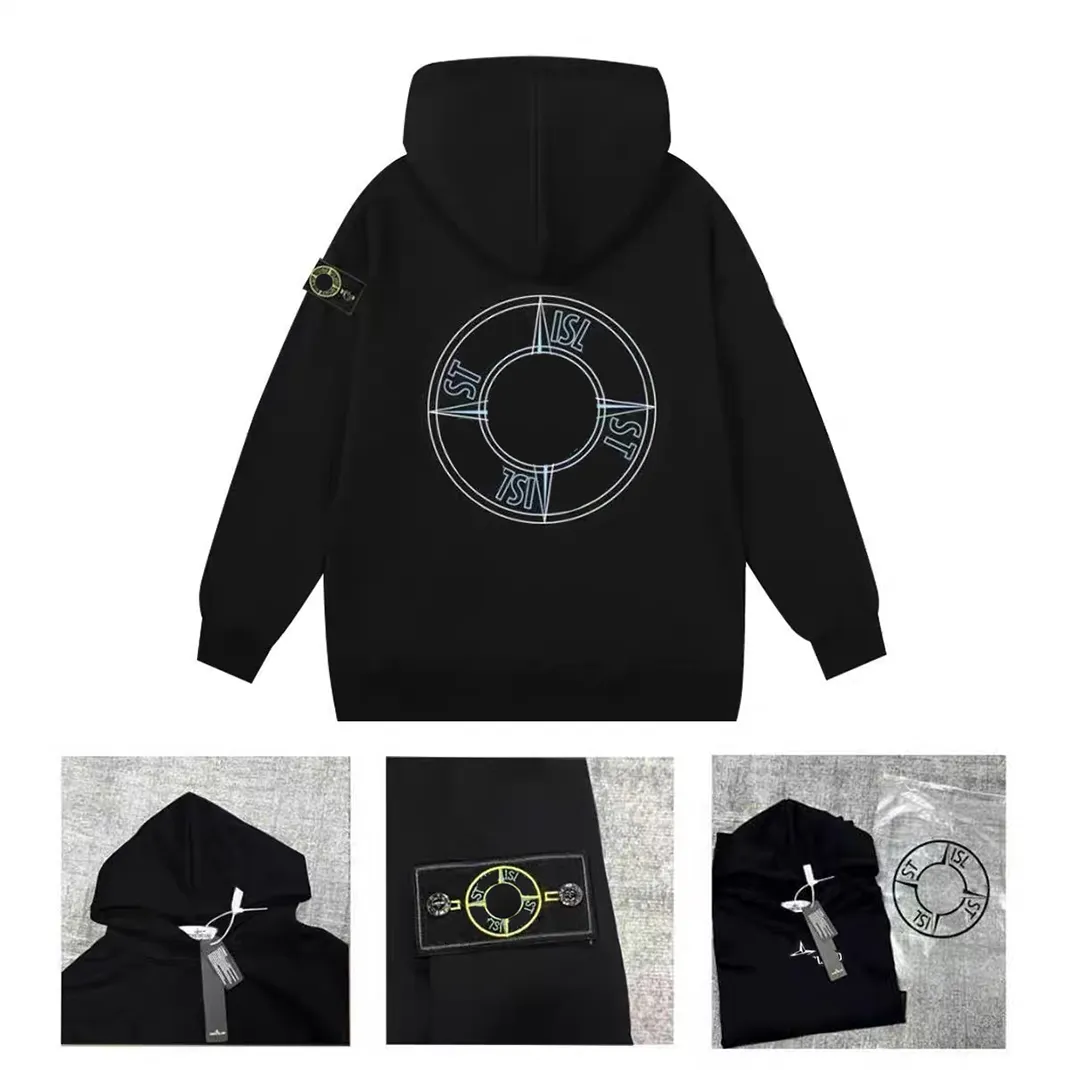 Hoodie Designer Hoodie Lüks Erkek Sweatshirts Kadın Hoodies Pusula Nakış Insignia Moda Hoodies Sports Rahat