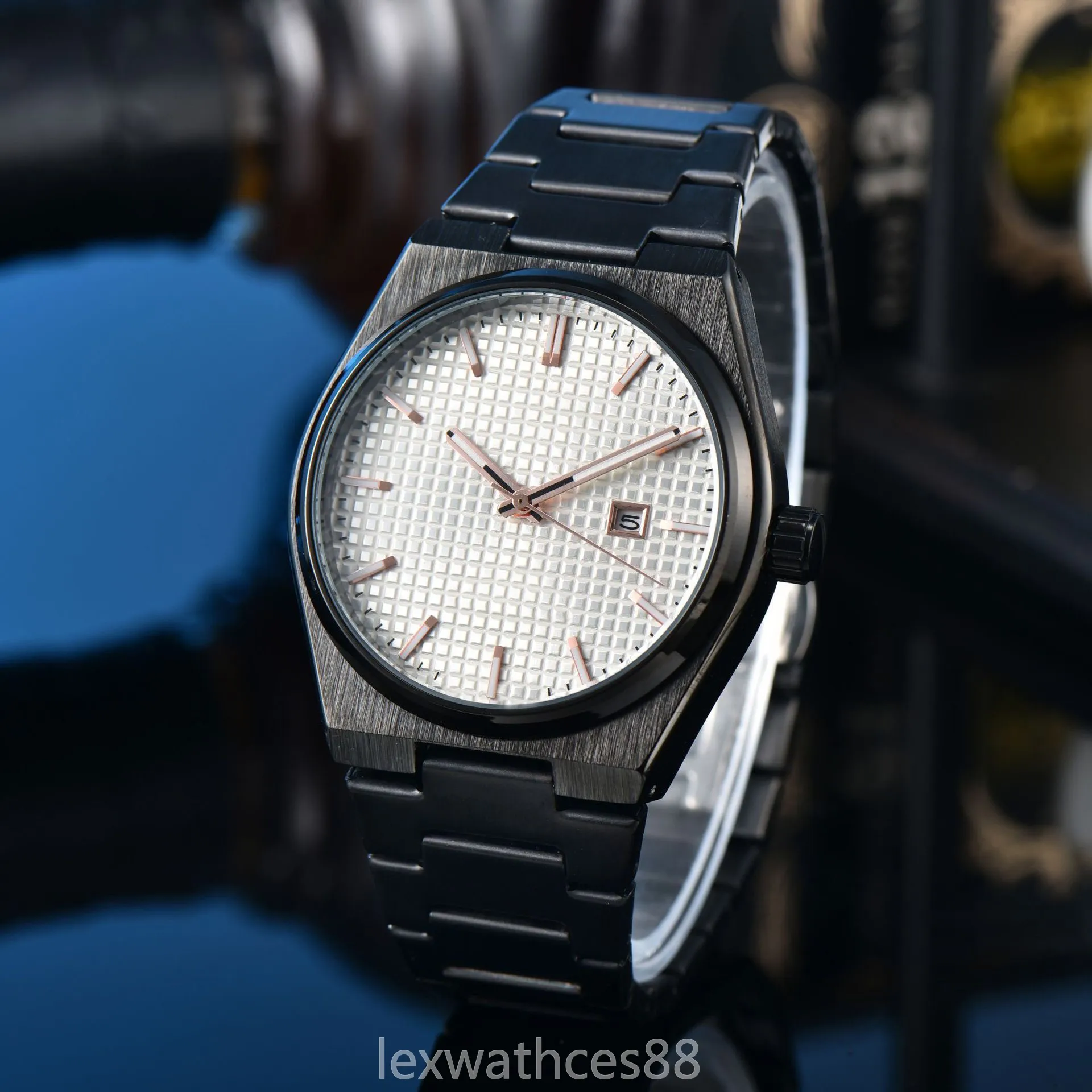 Tianshus Men's Designer Women's Classic Moissanite Fashion Friday 41mm Automatiskt rostfritt stål Sapphire Waterproof Watch Relgio 62