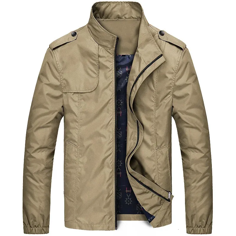 남자 비즈니스 재킷 브랜드 의류 남성 재킷과 코트 야외 옷 캐주얼 겉옷 수컷 코트 폭격기 240116
