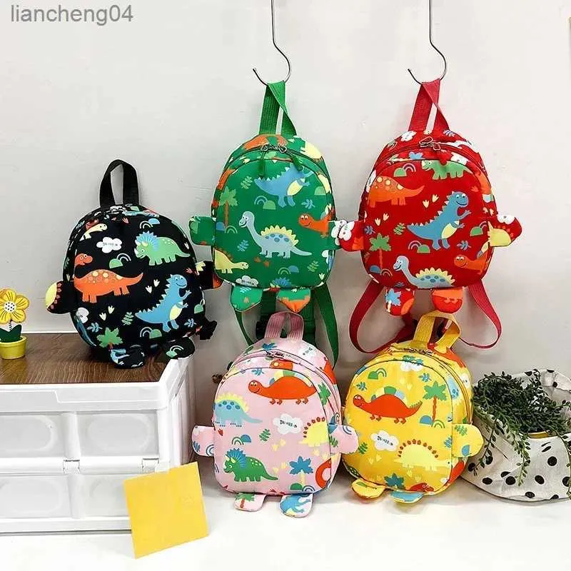 Handbags Cute Cartoon Dinosaur Baby Backpacks Kindergarten Schoolbag Children Boys Girls School Bags Adjustable Animals Kid Backpack