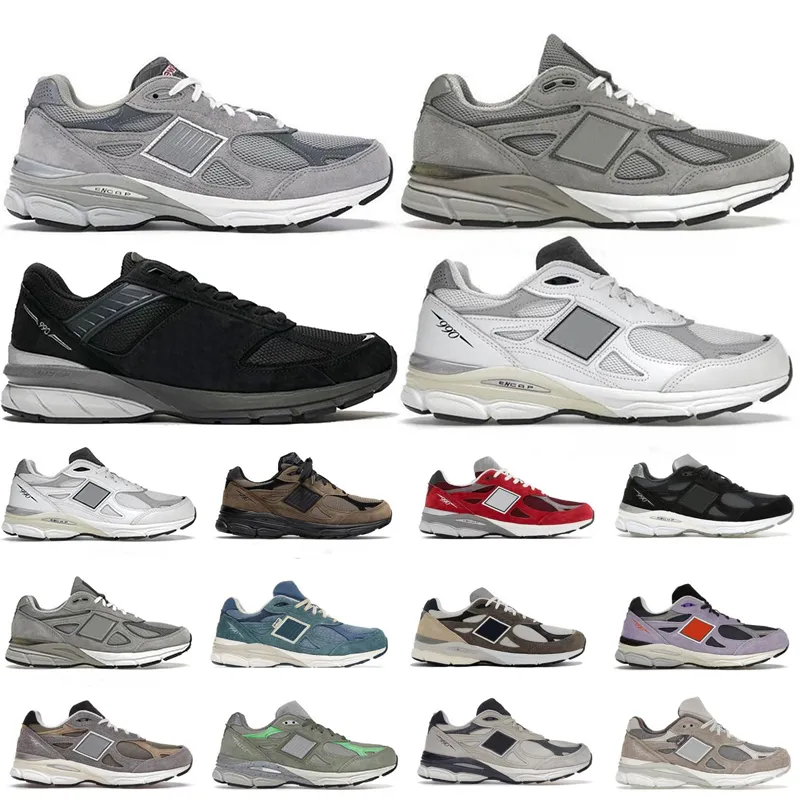 Top Qualité Running Designer 992 Chaussures 990 Hommes Femmes Pack Rose 993 Briques Bois Pluie Nuage Gris Sel Bleu Haze Blanc Noir 990v3 Hommes Baskets Baskets En Plein Air