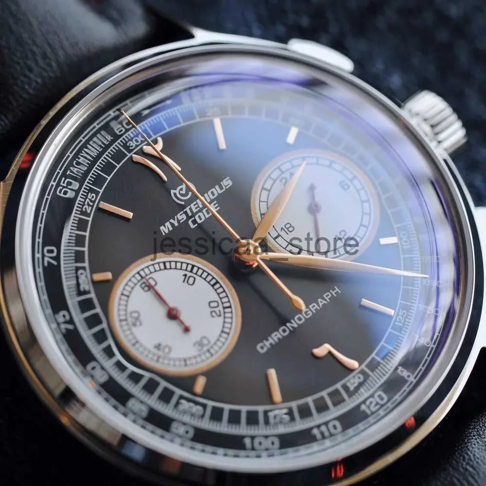 Mysterious Watches: Bubble Glass Chronograph Mens Watch