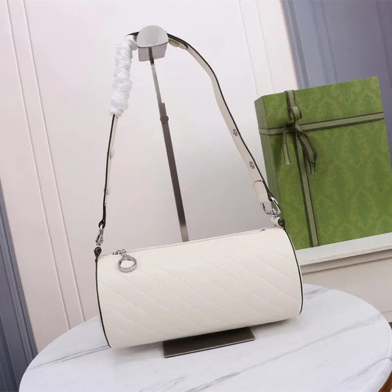 Дизайнерская сумка-тоут, кожаная маленькая круглая сумка-подушка для барабана, модная сумка-ведро, большая вместительная сумка на плечо, роскошная повседневная женская сумка