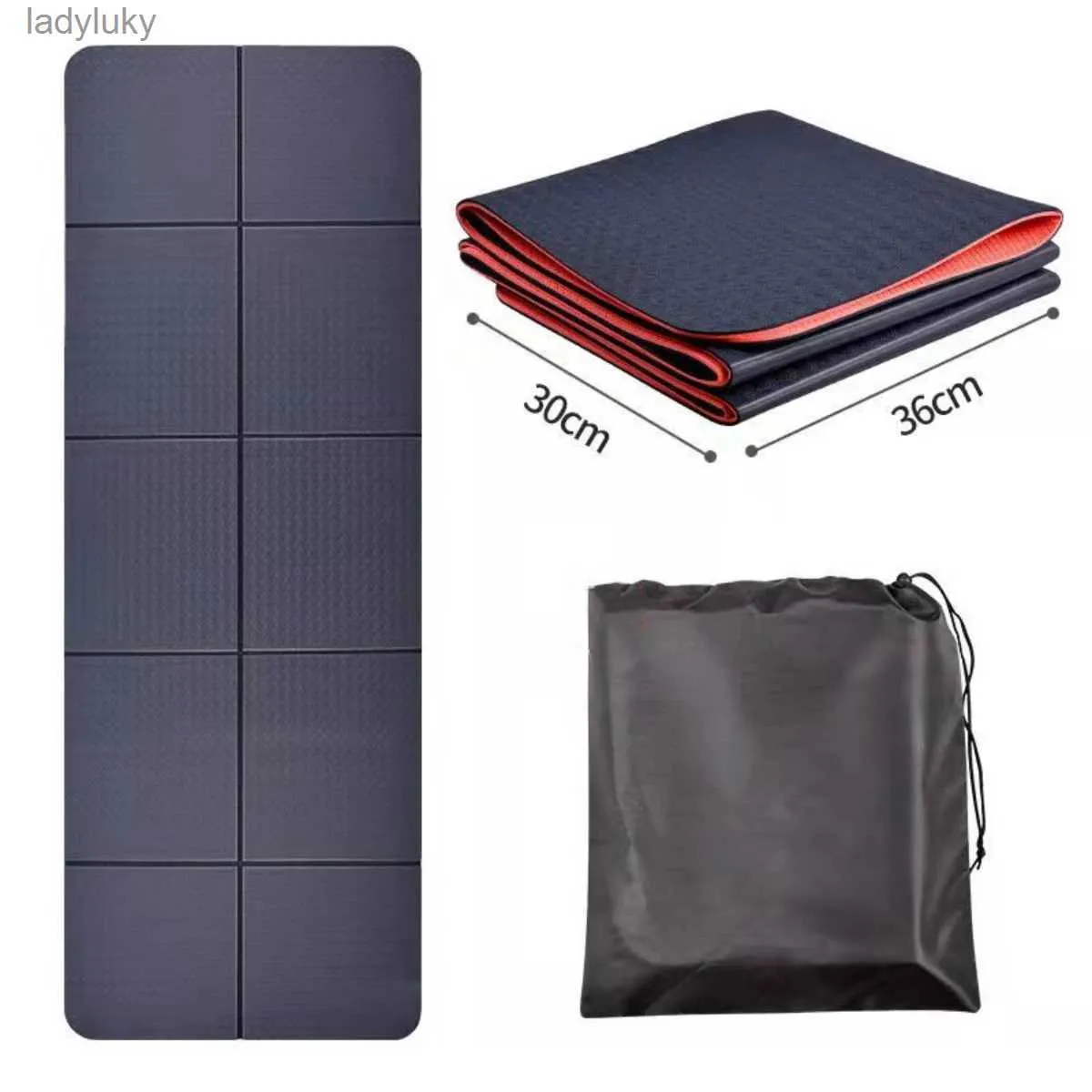 Tapis de yoga Tapis de Yoga pliable antidérapant, tapis de fitness élargissant, sieste de l'après-midi, repos portable de voyage, tapis de Yoga pliantL240118