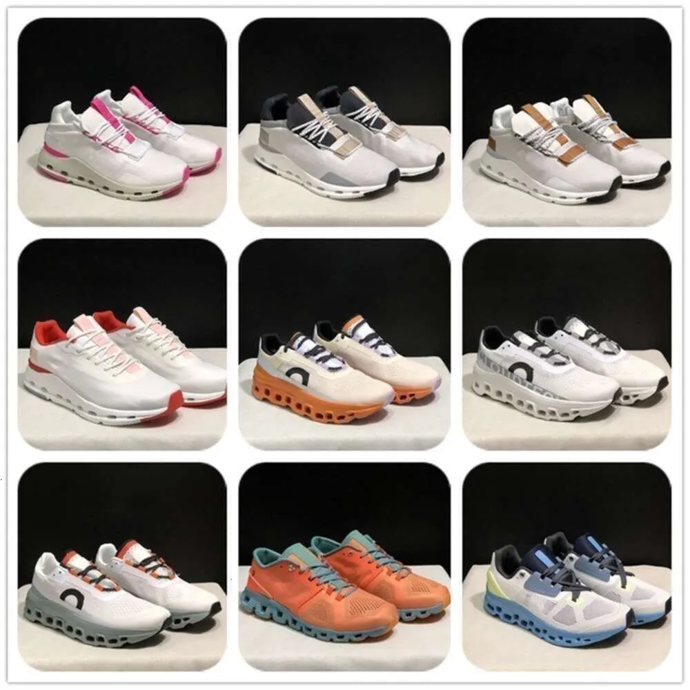 2024 nouvelles femmes blanches Nova Form chaussures de course plate-forme baskets concepteur courir nuages roses monstre chaussures formateurs coureur