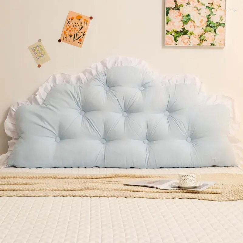 Kudde krona sängen mjukt paket antikollision icke-borttagning tvätt förtjockas stor tatami soffa headboard