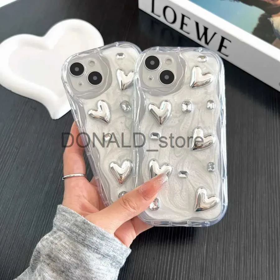 Custodie per cellulari per Honor 90 80 70 60 50 custodia di lusso con cuore d'amore Custodia in silicone antiurto Custodia per telefono Honor 90pro / 80pro / 70pro copertura J240118