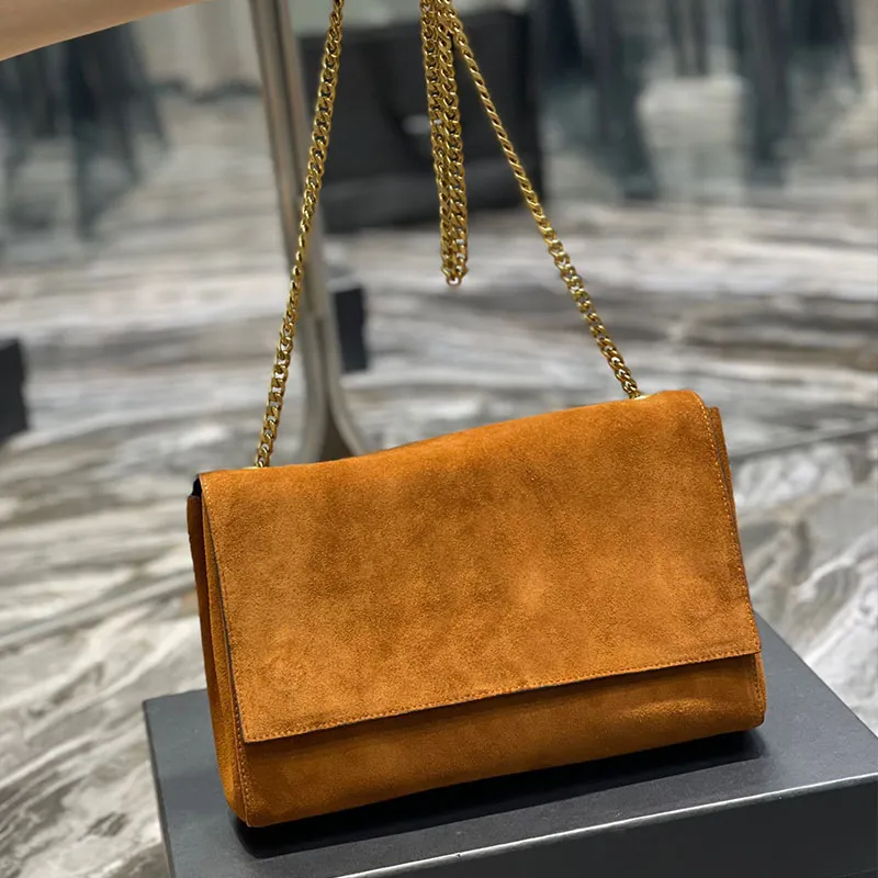 9a niki omuz crossbody çantalar süet kadınlar zarf haberci çantaları zincir çapraz vücut çantaları Kate Lady Cüzdan Geri Deri Timsah Desen Çift Sözlü