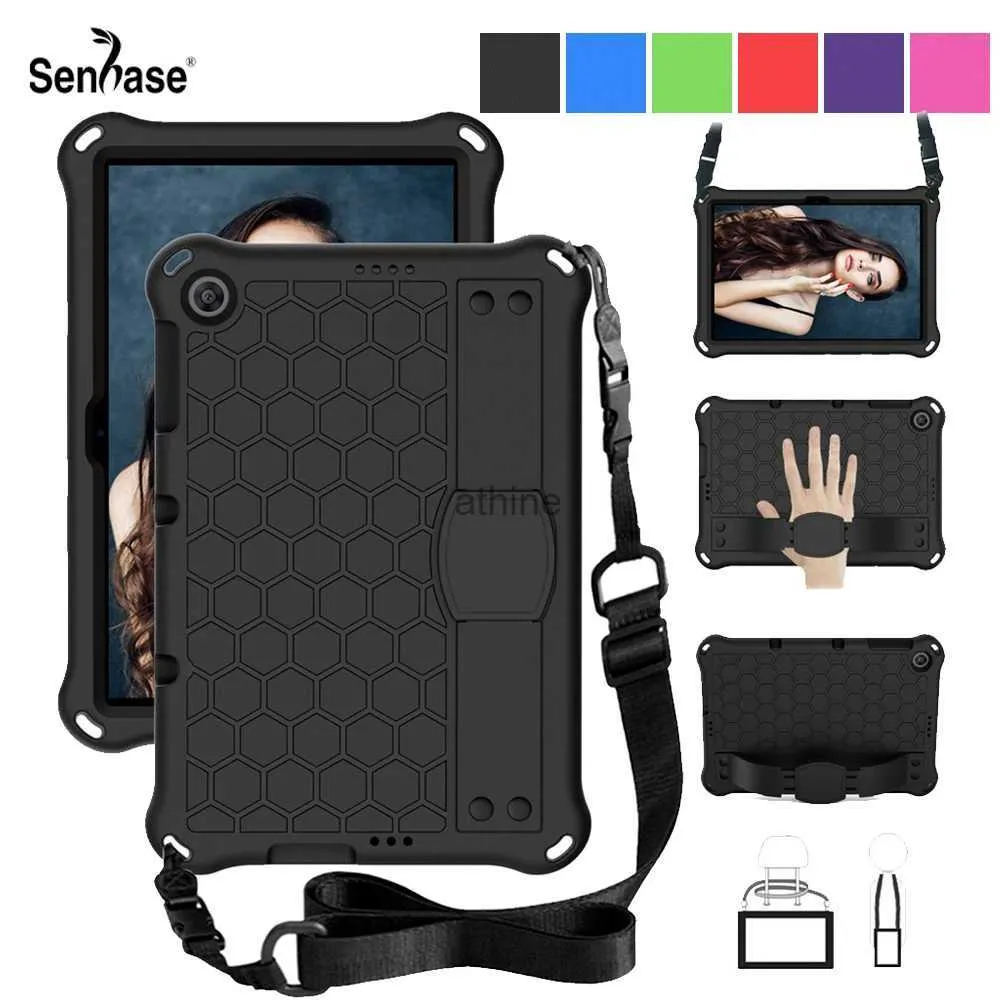 Étuis pour tablette Sacs pour Huawei MatePad T10 T10s 2020 AGS3-L09 AGS3-W09 AGR-W09 étui EVA enfants sûr antichoc bandoulière support tablette couverture YQ240118