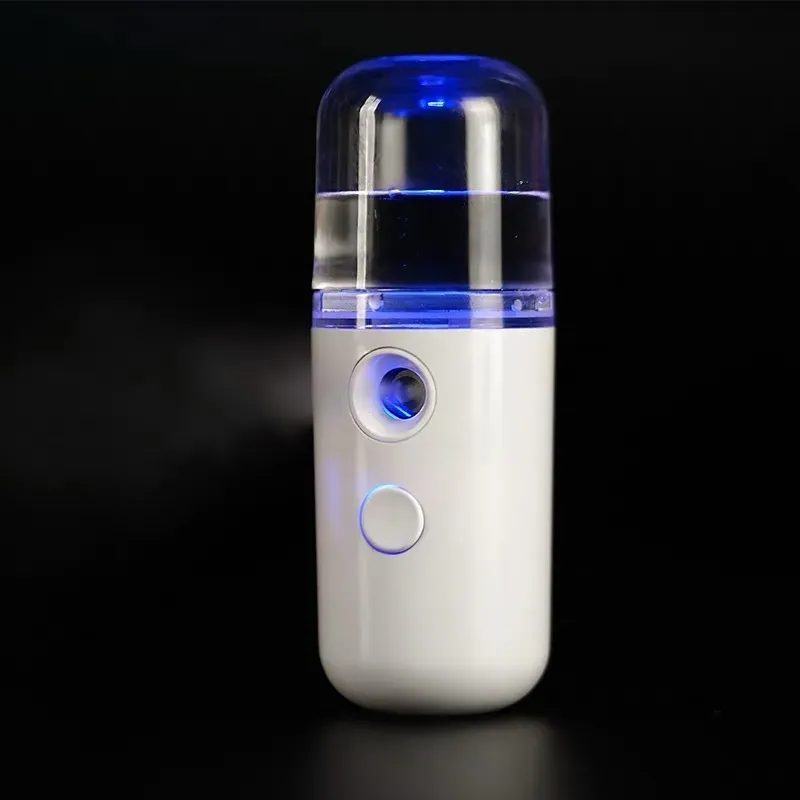 Portable Nano Hydrating Sprayer Beauty Face Humidifier Mini Rechargeable Cold Spray Mist Maker Fogger Humidifier Macaron Alcohol Sprayer
