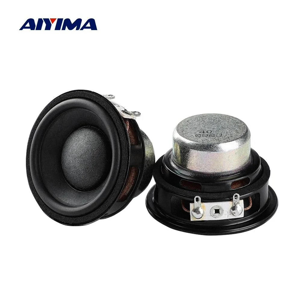 مكبرات صوت AIYIMA 2 بوصة مكبر صوت كامل المدى 4 أوم 10W HIFI Stereo Neodymium مكبرات الصوت DIY Bluetooth ALTAVOZ 59MM 2PCS