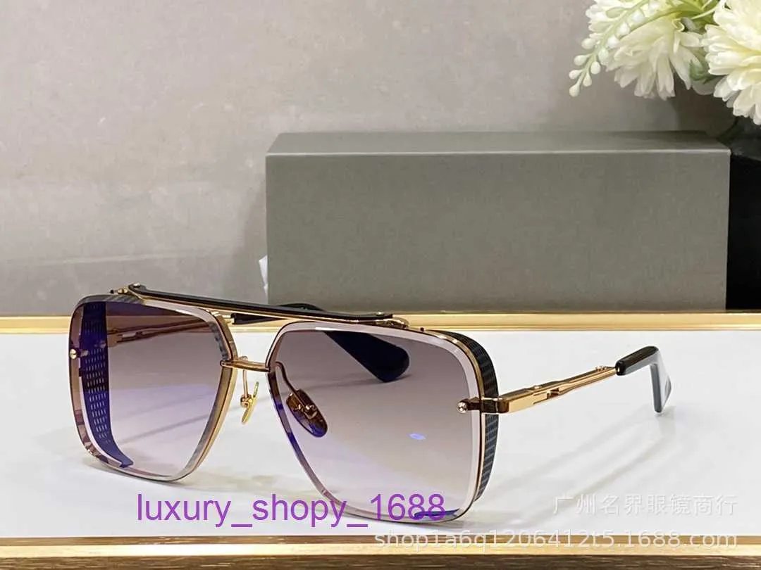 Gafas de sol dita de diseñador de lujo a la venta tienda en línea borde cuadrado ANDITAGG lentes de pantalla para hombre con corte estilo UV400 resistente a los rayos UV mach SIX con Gigt Box YCTM