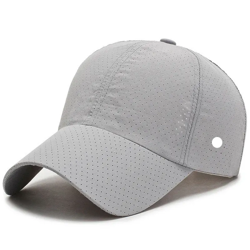 LL Outdoor Baseball Hats Joga Visors Ball Caps Canvas Mała Otwwa Spojrzenie oddychająca moda czapka słoneczna dla sportowego czapki czapki 30