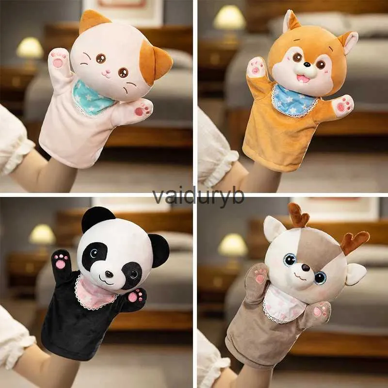 Marionetas Lindos y pequeños animales de peluche Marionetas de mano Peluches Kawaii Gato Marionetas de peluche Muñecas Juguetes de aprendizaje para niños pequeños Bebés Niñas Cumpleañosvaiduryb