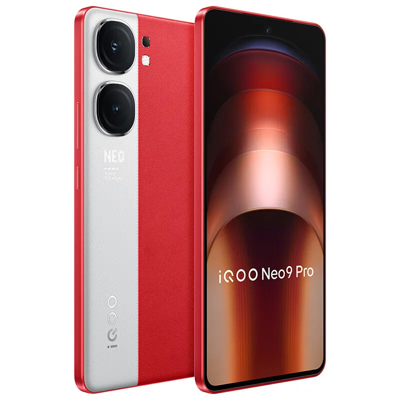 Téléphone portable d'origine Vivo IQOO Neo 9 Pro 5G intelligent 12 Go de RAM 256 Go 512 Go de ROM Dimensity 9300 50MP NFC OTG Android 6,78 "AMOLED plein écran empreinte digitale ID visage réveil téléphone portable