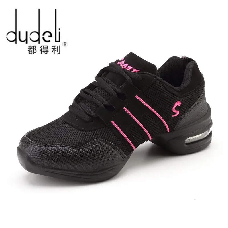 EU35-44 Spor Özellikleri Yumuşak Dış taban Nefes Ayakkabıları Spor ayakkabıları Kadın Uygulama Ayakkabıları Modern Dans Caz Ayakkabıları 240117
