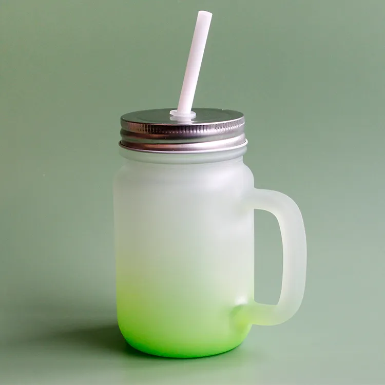 Glass Cup Mason Jar Hotel Cold Drink Cola Milk Straw Tumbler Bar Party Cocktail Mugg Decoration Tumbler Festival Present Cups BH6420 FF