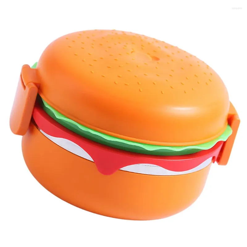 Servies Hamburger Lunchbox Lunchboz Met Cover Boren Voor RVS Lunchezeaze