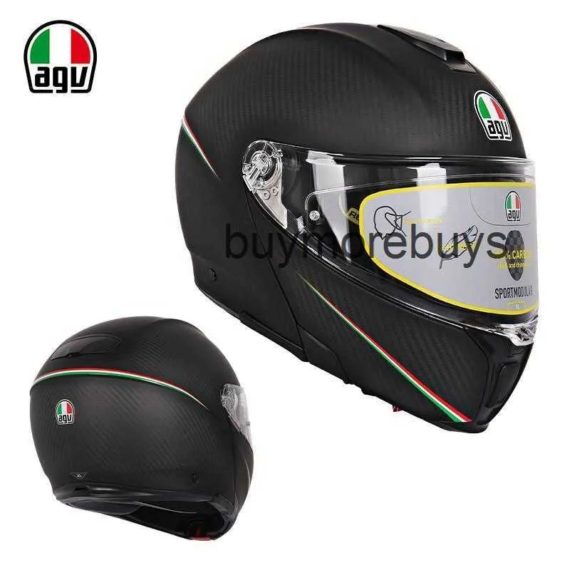 Tam Yüz Açık Agv Motosiklet Kaskı Hafif Karbon Fiber Erkek ve Kadınlar İçin Kask Anti Sis Motosiklet Kaskı Tüm Seasons Universal HQ92