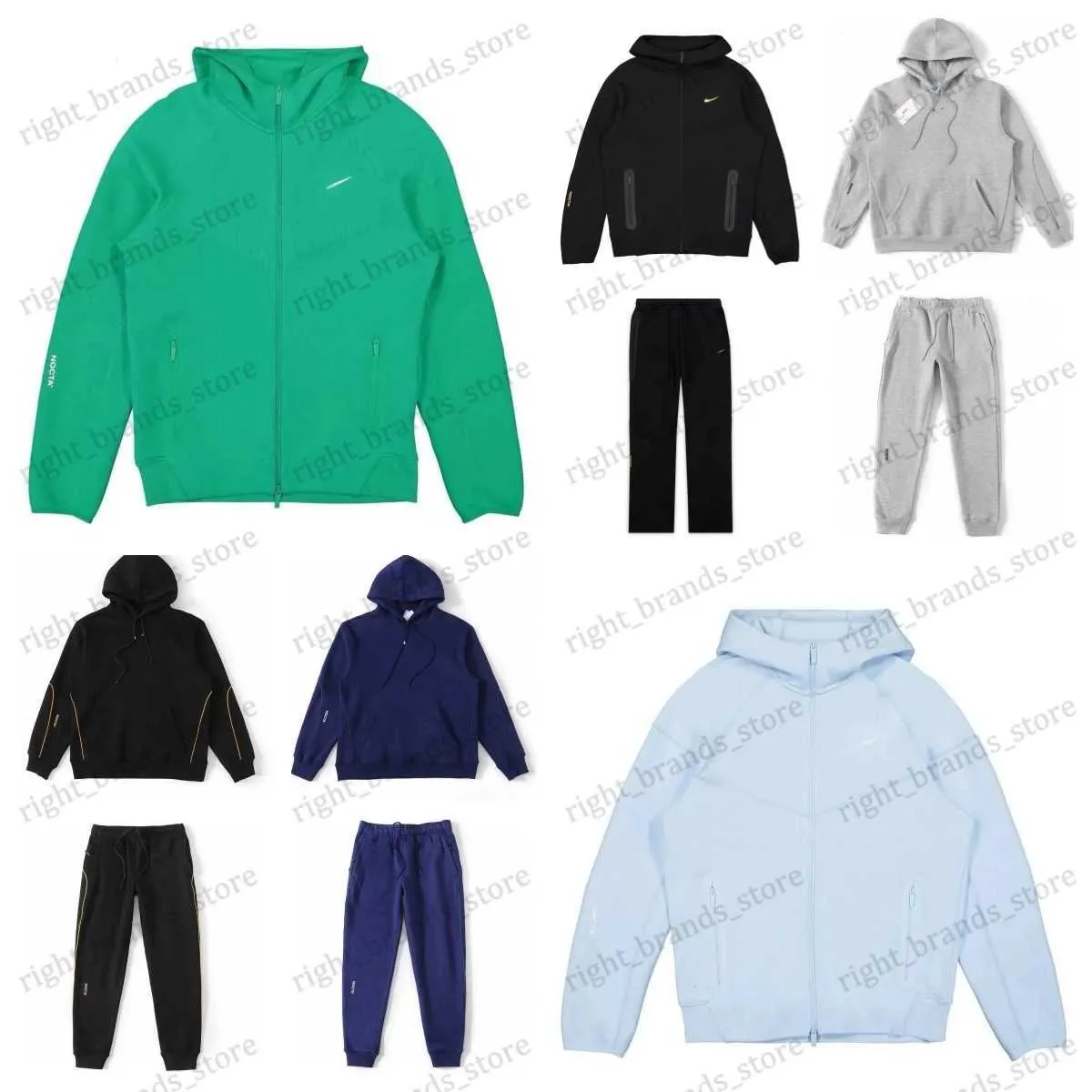 Chándales para hombre Deportes para hombre Nocta Chándal Diseñador Sudadera con capucha Pantalones Conjunto Traje de dos piezas Hombres Mujer Suéter con capucha Techfleece Pantalones Trajes de pista Fondos Correr Jogge