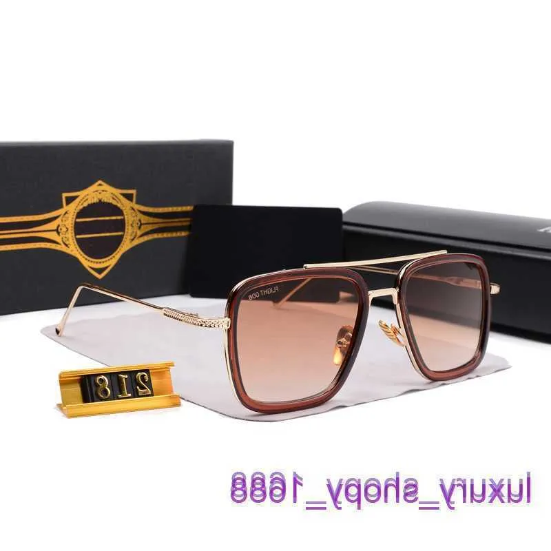 Lunettes de soleil Dita de luxe à vendre dans la boutique en ligne pour femmes, lunettes de soleil carrées pour hommes et 218 FLIGHT 006 avec boîte Gigt 2TI7