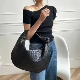 Legal Copy Deisgner 8A Bags online shop Super large woven underarm bag cowhorn 2023 fashionable handbag banquet high-end feeling female